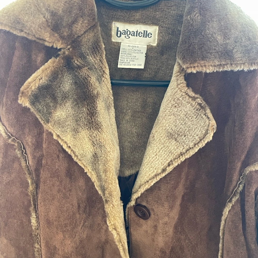 Penny Lane Shearling Suede Coat Bagatelle